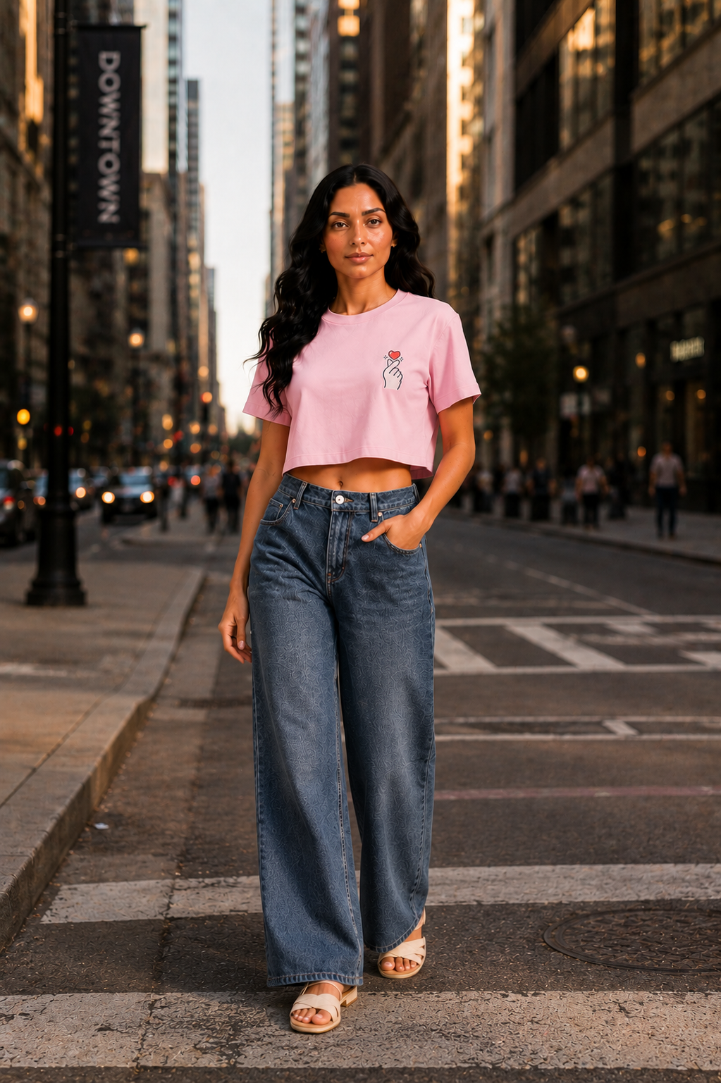 Boxy Fit Crop Top