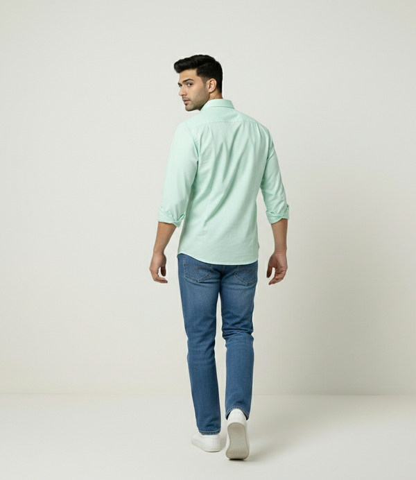 Mint Green Smart Casual Shirt
