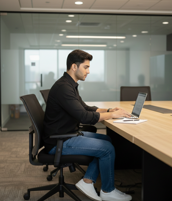 Black Smart Casual Shirt