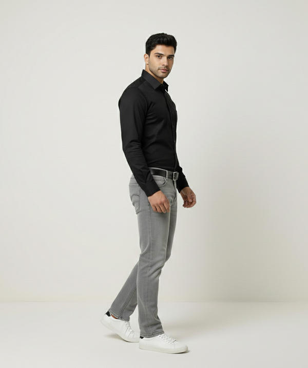 Black Smart Casual Shirt