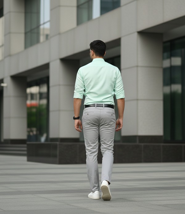 Mint Green Smart Casual Shirt