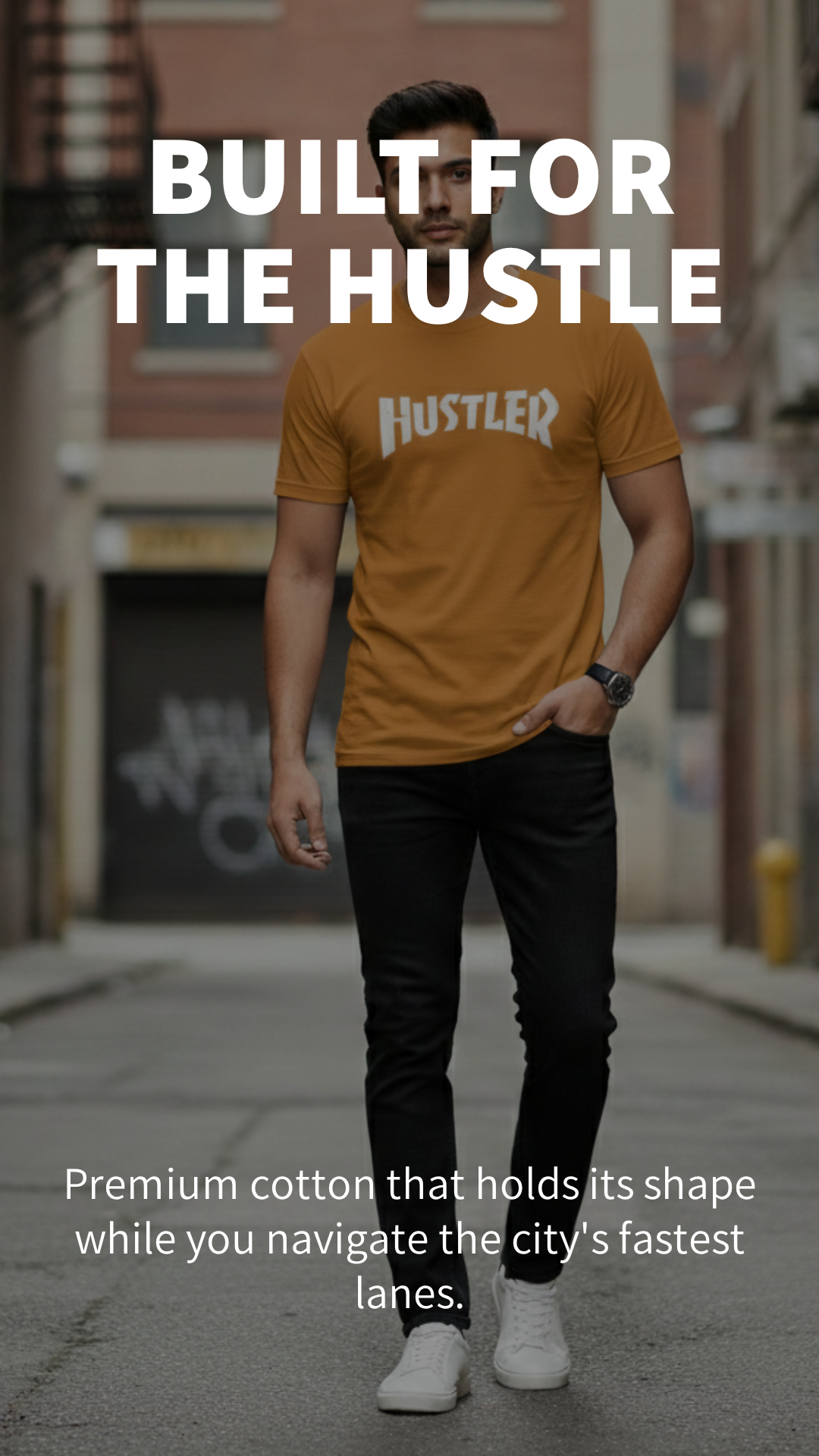 Hustle Streetwear T-Shirt | Unleash Your Grind Everyday Wear