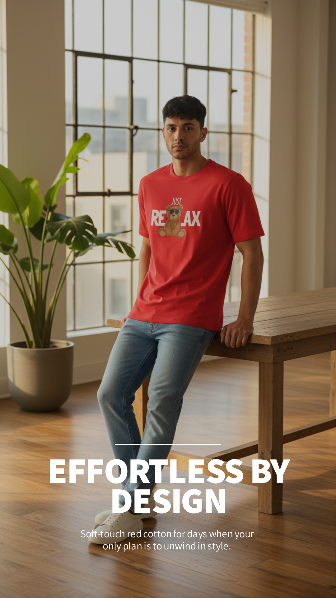 Relax Graphic T-Shirt For Men – Just Relax Casual Everyday Style