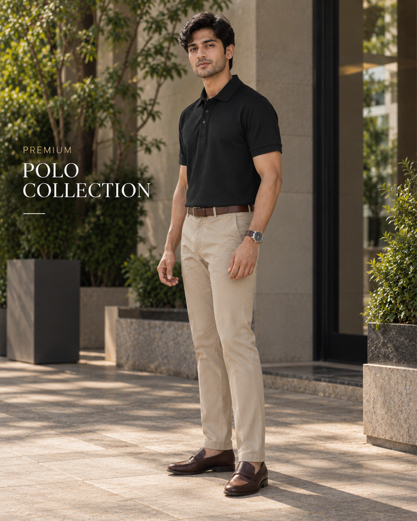 Men’s Black Polo