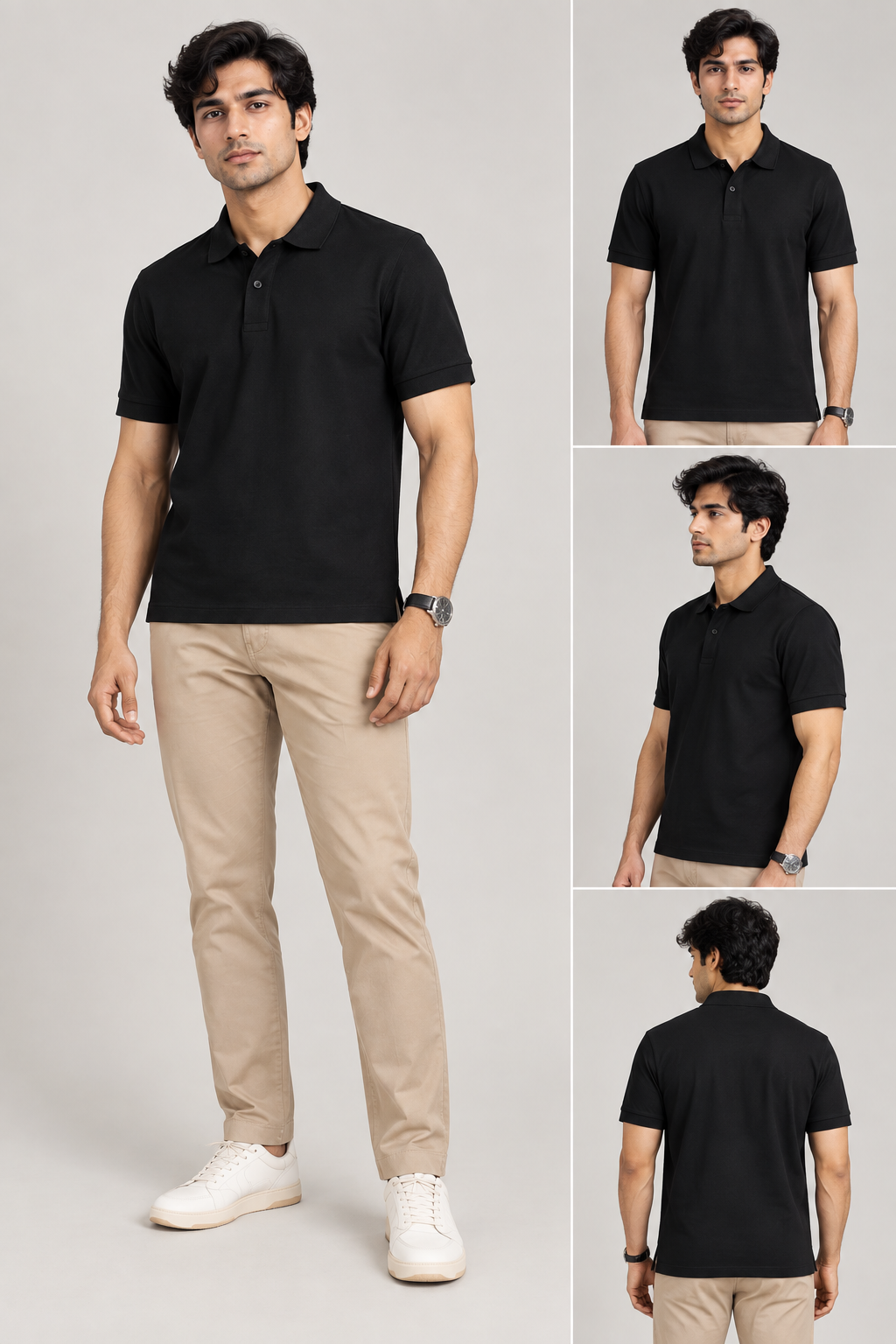Men’s Black Polo