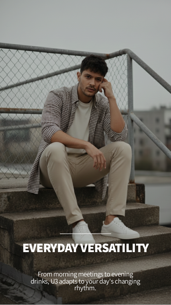 Brown & Ivory Micro Check Smart Casual Shirt