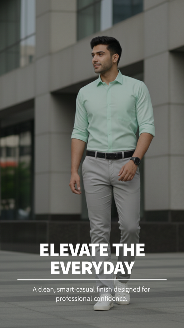 Mint Green Smart Casual Shirt